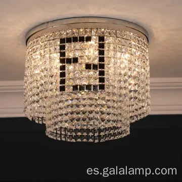 Luz de techo de LED de cristal moderno elegante